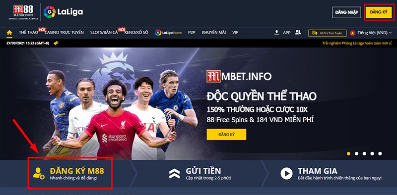 Hướng dẫn đăng ký M88 chi tiết nhất cho hội viên mới 3 Đăng Ký Tài Khoản Tại Nhà Cái M88 Hội Viên Sẽ Không Bị Tính Phí